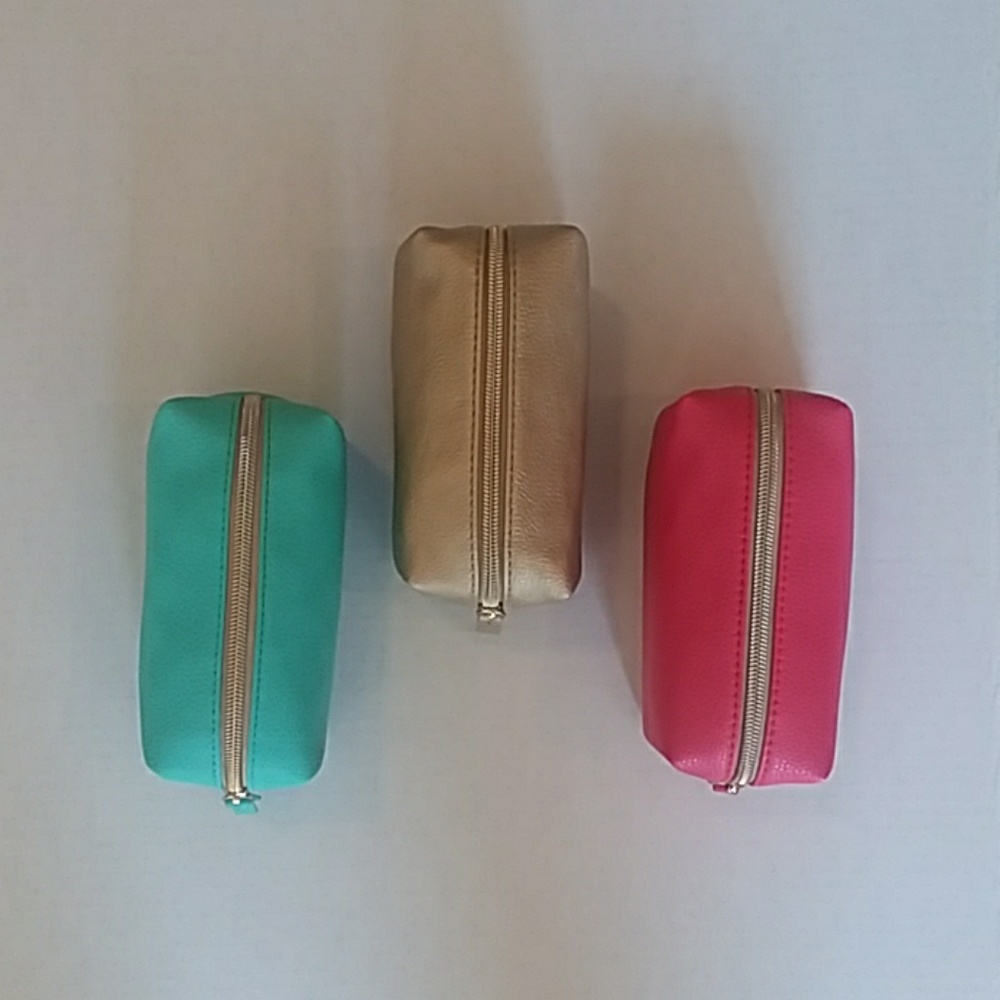 Set of 3 Betsey Johnson cosmetic bags